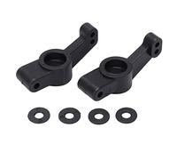 Baxnore High Performance Plastic RC Rear Knuckle Arm Hub Carrier Left Right Rear Axle Seat for ZD Racing 1/10 RC Desert Off Road Vehicle Black 40x14x10mm 2PCS