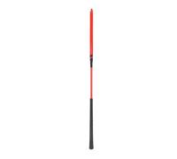 Baxnore Horse Whip Patent Leather Riding Crop Anti Slip Silicone Handle Equestrian Sports Racing Training Competition for Horseback Riding 65cm Total Length 27cm Handle Black (Red)