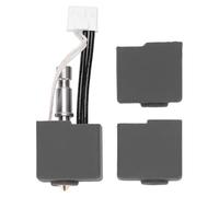 Baxnore Hotend Kit for S1 All Metal High Temperature Extruder Print Head with Brass Nozzle and 2 Silicone Sleeves Compatible with ABS PLA PETG TPU Filaments (0.2mm Nozzle)