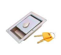 Baxnore Hydraulic Pump Side Cover Lock Heavy Duty Metal Door Latch with 2 Keys Spring Loaded Secure Protection for Sany 200 Excavator Replacement Part 4360297