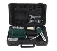 Baxnore Industrial Air Hydraulic Gun Pneumatic Riveter Kit Set 2.4 4.8mm One Hand Operation High Speed Assembly for Ship Building Heavy Duty Machinery