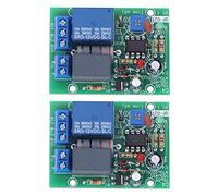 Baxnore Industrial Time Delay Relay Module High Precision 0 45S Adjustable Timer Relay with NE555 Circuit for Lighting Control and Automation 2PCS