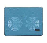 Baxnore Laptop Cooling Pad Dual Fan Ultra Quiet Ergonomic Adjustable Stand Portable Cooling Solution for 17 Inch Laptops Premium Metal Mesh Design Lightweight 530g