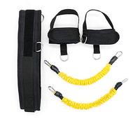 Baxnore Latex Basketball Bouncing Trainer Equipment Professional Elastic Leg Muscle Strength Pull Rope Training Fitness Body Shaper for Home Gym Workout Postpartum Recovery Green (Yellow)