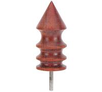 Baxnore Leather Grinding Tools Electric Polishing Stick Professional Leather Polishing Bits Grinding Head for Leather Crafting Woodworking Redwood Material Durable Polishing Access (Pointed Toe: 5.4