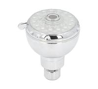 Baxnore LED Shower Head with 7 Color Changing Lights Water Powered Shower Sprayer High Pressure ABS Copper Material for Bathroom Home Hotel G1/2 Thread 10cm 9.5cm 8cm