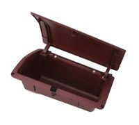 Baxnore LHD Dashboard Interior Storage Box 55042 0K020 Stylish Dashboard Organizer Box Replacement for 2004 2014 Durable Plastic Left Hand Drive Passenger Side (Red)