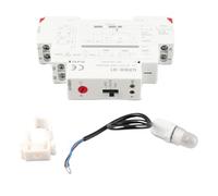 Baxnore Light Control Relay Switch GRB8 01 AC 240V with Overload Protection Phase Loss Protection IP20 Rating for Lighting Automation Brightness Detection Automotive Supplies Contr