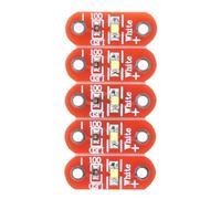 Baxnore LilyPad LED Module White SMD LED DIY Kit 50 Pcs Wearable Surface Mounted LED Light for Projects 3~5V Working Voltage Durable