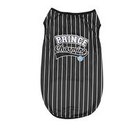 Baxnore Loose Fit Breathable Apparel, Dog Mesh Vest with Vertical Stripes, Polyester Sun Protection Shirt for Medium Large Breeds (S) (M) (L) (XL) (2xl) (5XL)