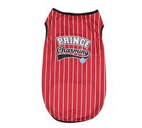 Baxnore Loose Fit Breathable Apparel, Dog Mesh Vest with Vertical Stripes, Polyester Sun Protection Shirt for Medium Large Breeds (S) (M) (L) (XL) (2xl) (5XL) (S) (M) (L) (XL) (2xl)