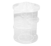 Baxnore Makeup Organizer 360 Degree Rotation Large Capacity Acrylic Cosmetic Storage Box Jewelry Display Stand for Makeup Lovers Transparent 35x22.6cm