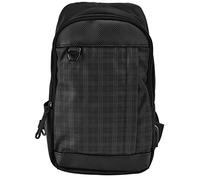 Baxnore Mens Chest Bag Backpack Multifunctional USB Charging Anti Theft Water Shoulder Bag Crossbody Messenger Pack for Travel Hiking Work Polyester Black 12 Inch Tablet Size (Tian Gehei)