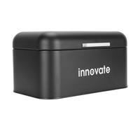 Baxnore Metal Bread Box Large Capacity Multifunctional Durable Space Saving Metal Bread Bin Storage Container for Kitchen Home Organizer Made of Carbon Steel with NonSlip Accessori (Rectangle)