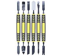 Baxnore Metal Spudger Pry Opening Spudger Laptop Mobile Phone Repair Tool Professional Stainless Steel Ergonomic Handle Lightweight Durable 6PCS Set for Electronics Repair