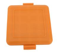 Baxnore Microwave Toastie Sandwich Maker Non Stick Panini Press Grilled Cheese Breakfast Snack Quick Cooker Dishwasher Safe Silicone Metal 170x145x35mm Cordless Kitchen Essential (Orange)