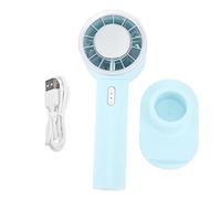 Baxnore Mini Handheld Fan USB Rechargeable Portable Cooling Fan with Semiconductor Chilling Technology 2200mAh Battery for Office Home Travel ABS Aluminum Alloy Compact Design (Sky Blue)
