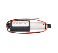 Baxnore Mini Linear Actuator 24V DC Electric Motor 30mm Stroke 70N Thrust 8mm Speed with End Limit Switch for Industrial Automation Furniture Robots Aluminum Body ABS Mounting BRAC