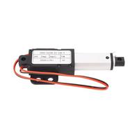 Baxnore Mini Linear Actuator 30mm Stroke 70N Thrust 8mm/s Speed DC24V Electric Linear Motion Actuator with Automatic Limit Switch Aluminum ABS Construction for Industrial Machinery