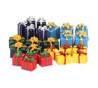 Baxnore Miniature Boxes Dollhouse Accessories Educational Toys for 1:12 Scale Dollhouse Error 2029 Material 5 Colors 25Pcs Halloween Trick or Party Favors