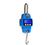 Baxnore MNCS M Crane Scale Handheld, Aluminum Alloy Crane Scale with Stainless Steel S Shape Hook, Portable Digital Crane Scale for Farming Hunting (Blue)