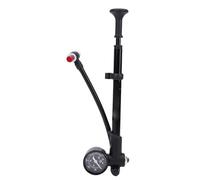 Baxnore Mountain Bike Shock Pump High Pressure 300 PSI Air Pump for Front Fork and Rear Suspension Dual Knob Leakproof Design Aluminum Alloy for Mountain Biking