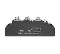Baxnore MTC110A 1600V Rectifier Module Thyristor Power Rectification Bridge High Voltage Regulation Fast Response Circuit Control for Industrial Electronics Ceramic Substrate