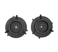 Baxnore Nab Hub Adapters 1 Pair Professional Universal Loading Device 10 Inch Opener with Stable Performance for Reel to Reel Tape Recorders Compatible with B67 G8M2 Black Plastic