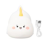Baxnore Night Light Small Dinosaur Style Color Changing Tap Control Battery Powered Cute Nursery Light 1200mAh Rechargeable Timer Mode for Bedroom Nursery