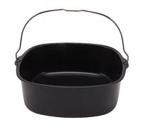 Baxnore Nonstick Cake Pan for Air Fryer, Baking Tin with Handle, Dishwasher Fryer Accessories, Bread for Oven Roaster, Pizza Omelet Cooking Container Home Bakers (7in)