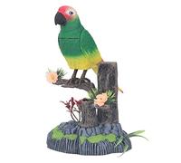 Baxnore Operated Control Voice Parrot Chirping Singing Fluttering Simulation for Adults Home Party Decoration Realistic Bird ABS Material (506H)