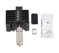 Baxnore P1S Hotend Kit Integrated Hardened Steel Nozzle 60W Ceramic Heater Leakproof Design High Temperature Metal Construction 3D Printer Replacement (0.4mm)