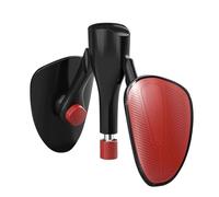Baxnore Pelvic Hip Trainer PP TPE Thigh Exerciser Pelvic Floor Strengthening Device for Postpartum Rehabilitation Strength Training Comfortable Durable Home Gym Fitness Equipment 2 (Black Red)