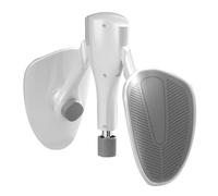 Baxnore Pelvic Hip Trainer PP TPE Thigh Exerciser Pelvic Floor Strengthening Device for Postpartum Rehabilitation Strength Training Comfortable Durable Home Gym Fitness Equipment 2 (Gray White)