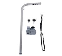 Baxnore Pet Grooming Arm Multipurpose L Shaped Foldable Stainless Steel Bracket Dog Grooming Table Arms Adjustable Height with Clamp for Grooming Tables Heavy Duty Aluminum Alloy C