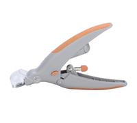 Baxnore Pet Nail Clipper Scissors with LED Light 5X Magnifier Safety Trimmer Grooming Tool for Home Grooming Dogs Cats Grey ABS