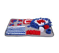 Baxnore Pet Snuffle Pad Resistance to Bite Dog Training Mat Stress Relief Snuffle Pad for Indoor Use Sniffing Game Super Soft Flannel Washable 28.7x18.5 Inches