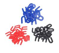 Baxnore Plastic Shims Horseshoe Shims U Shaped Tile Spacers Durable Sturdy Reliable for Auto Lift Installation Leveling Shim Kit 60pcs 3 Colors 1/4in 1/8in 1/16in Construction Car