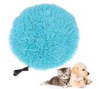 Baxnore Plush Four Seasons USB Charging Interface Pet Electric Blanket Heating Pad Mat for Small Dogs Cats Soft Warm Comfortable Durable Long Lasting Royalblue Silver Gray Grass Gr (Royal Blue)
