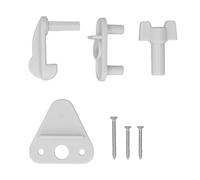 Baxnore Pontoon Boat Gate Latch Replacement Kit Durable ABS Marine Door Latches for 1 to 1.25in Hinged Doors Left Right Hand Use on Pontoon Boats Yachts RVs