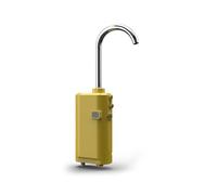 Baxnore Portable Intelligent Fishing Oxygen Pump with Touchless Sensor LED Lighting and Water Absorption Function for Outdoor Fishing Enthusiasts Includes Complete Accessory Kit (Yellow)