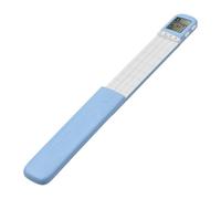 Baxnore Portable Ukulele Chord Trainer Uke Fingering Practice Tool with LCD Display 360 Rotatable Screen and Metronome Function for Beginner Travel Practice Nylon Strings Lightweig (Blue)