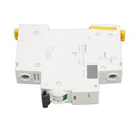 Baxnore Premium 1P Residential Circuit Breaker with Double Locking Clip Multi Protection Leakage Protection 400V Air Switch for Home Commercial Industrial Use Safety PA66 Housing (63A)