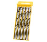 Baxnore Premium High Speed Steel Twisted Drill Bits Set 5Pcs 10mm Professional Metal Wood Plastic Drilling Tools for Hand Electric Drills