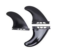 Baxnore Premium Surfboard Fins Set of 3 High Performance PVC Thruster Fins for Longboards Shortboards and Stand Up Paddle Boards Enhanced Stability Durable Construction (Black)