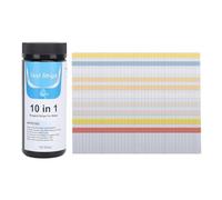 Baxnore Professional 10 in 1 Pool Test Strips Quick Accurate Water Quality Testing Kit for Swimming Pools Spas Hot Tubs Aquariums Ponds Drinking Water 100 Strips per Bottle