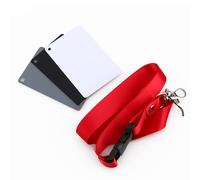 Baxnore Professional 18% Grey Card White Balance Card Set for Digital Photography Accurate Exposure Color Calibration Tool Includes Gray White Black Cards with Lanyard
