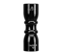 Baxnore Professional 3 in 1 Pool Cue Tip Shaper Tool Kit for Billiard Players Aluminum Alloy Multi Function Cue Tip Scuffer Shaper Grinder for Enhanced Ball Control All Skill Level (Black)