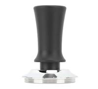 Baxnore Professional 51mm Stainless Steel Coffee Tamper Flat Base Espresso Tamper with Spring Balanced Handle for Home Baristas Durable Tool for Fine Powder Tamping (Black Flat Bottom)