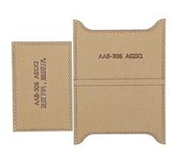 Baxnore Professional Acrylic Leather Template Set DIY Wallet Card Bag Making Tools High Precision Craft for Leatherworking Enthusiasts and Handmade Gift Creators 2Pcs 14.3x10.4cm